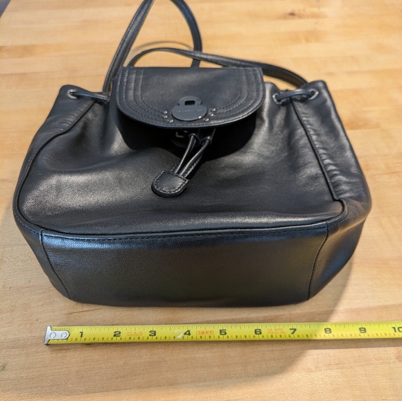 Longchamp Cavalcade Small Leather Backpack in Black - Picture 13 of 15